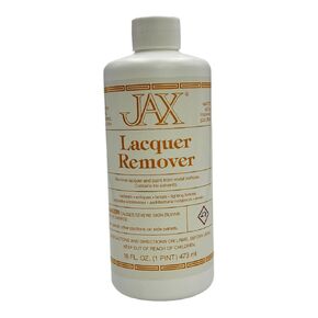JAX Lacquer Remover - Metal Finishing Solution - Removes Lacquer and Paint from Metal Surfaces - Pint in Saudi Arabia