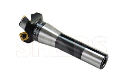 شارس 1-1/2 بوصة 45 درجة مطحنة نهاية الوجه القابلة للفهرسة R8 Arbor 3FL SEHT + شهادة جديدة 404-2387 وات [ in Kuwait