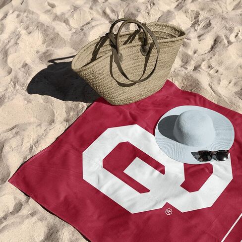 Northwest Oklahoma Sooners NCAA Striped Jacquard Beach Towel 36 x 72 Inches in Kuwait