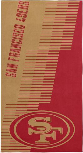 Northwest San Francisco 49ers NFL Progression Jacquard Beach Towel 36 x 72 Inches in Kuwait