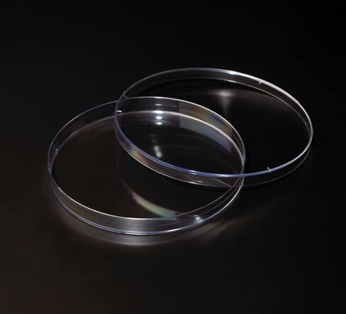 CELLTREAT 229656 150 mm x 15 mm Petri Dish, Sterile, 14.9 cm L, 1.6 cm H, 14.9 cm W, 25 mL, Polystyrene (Pack of 100) in Kuwait