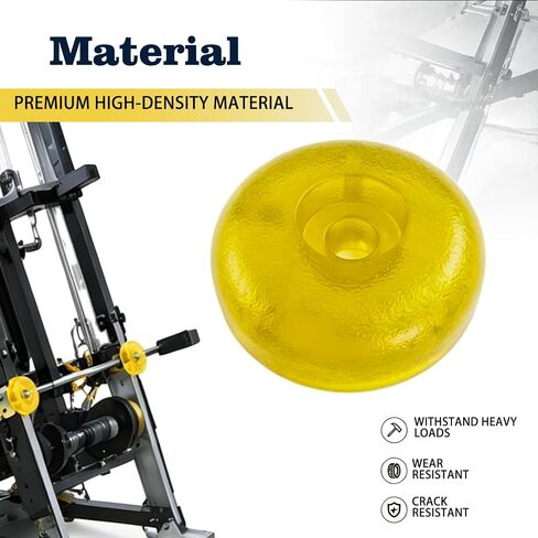 48358 Carriage Stop Roller Yellow Bumper Fits TranzSporter Ladder Hoist | Yellow Bumper Stop Rollers, Designed to Fit TranzSporter TP-250 TP-400 Ladder Hoist, Replace 48358 Carriage Lifting in Kuwait