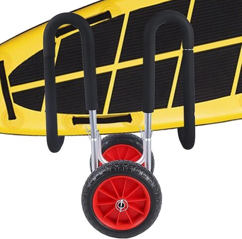 Portable Surfboard Beach Cart,Adjustable Stand Up Paddleboard Cart, Load Capacity 75KG, for Moving Surfboards Wooden Boards Metal Boards Kayaks in Kuwait