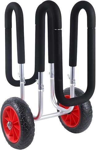 Portable Surfboard Beach Cart,Adjustable Stand Up Paddleboard Cart, Load Capacity 75KG, for Moving Surfboards Wooden Boards Metal Boards Kayaks in Kuwait