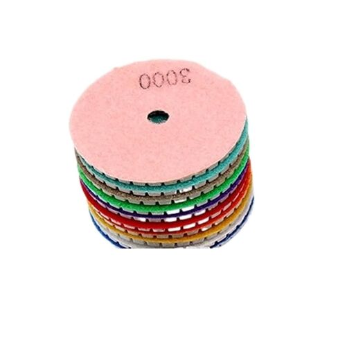 3Inch Diamond Polishing Pads Dry/Wet Buff Disc Abrasive for Drill Sanding Granite Marble Quartz Tile Glass Grinding Tool(1Pcs,100_4 INCHES) in Saudi Arabia