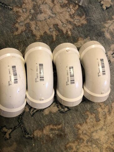 Krixis 4 Piece Schedule 40 2 in. Hub x 2 in. Dia. Hub PVC Elbow in Kuwait