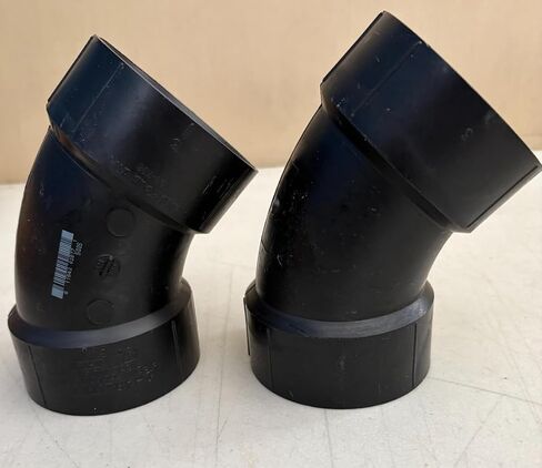 Krixis Lot of 2 - ABS003211000 45 D ee ABS Elbow 3" Hub X Hub in Saudi Arabia