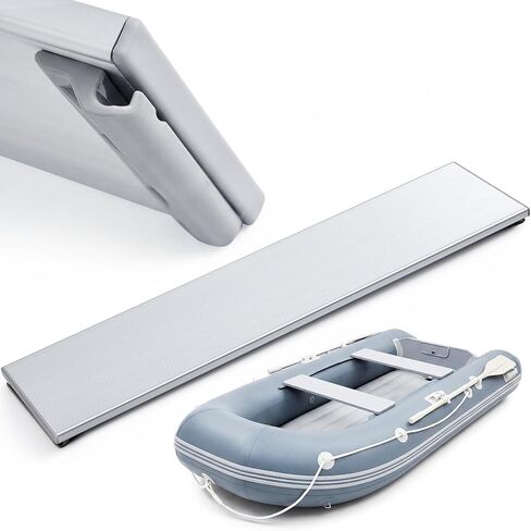 Dansydaisy 1 Pcs Aluminum Bench Seat for Inflatable Boat with Sliding Attachments, 33.46 x 7.87 Inch Bench Seat Mount for Small Dinghy Rubber Boat, PVC Rails Not Included in Kuwait