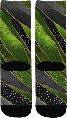 Neon Geo Print Hiking Socks - Toddler Boys & Girls Warm Thick Thermal Winter Crew Socks for School, Daily Wear & Outdoor Activities in Kuwait