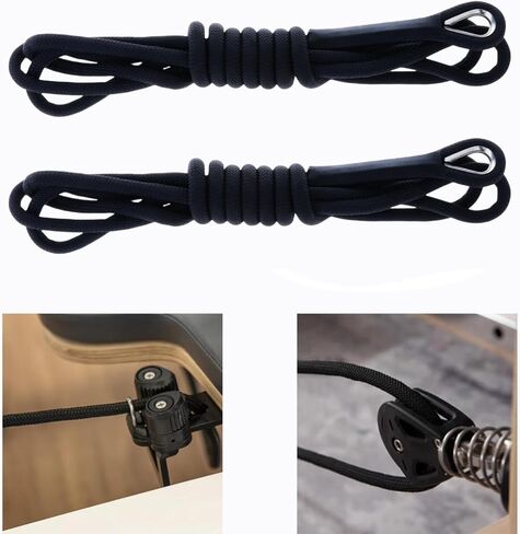 Pilates Reformer Pull Rope 278cm (109.5 inch) Polyester Strap Easy to Install Component for Home Studio Yoga Fitness Exercise Equipment in Kuwait