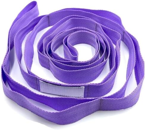 1 Loop Yoga Stretching Strap for Physical Therapy,Stretching Strap For Physical therapy- Non-Elastic Exercise Band for Pilates, Yoga, Stretching for Women & Men in Kuwait