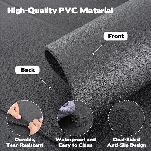 2 PCS Foldable Outdoor Playground Mats, Outdoor Play Mat, High Density Waterproof Anti Slip Floor Pads Double Sided Wear Resistant Protection Mats for Treadmill Swings Slides Indoor and Yard Use in Kuwait