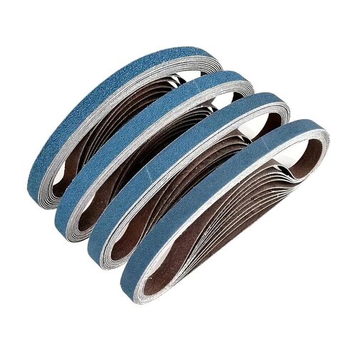 10/12 Pieces 10x330mm Sanding Belts Fused 3/8"x13" Sander Belts 4-Option Grit 40 | 60 | 80 | 120(10pcs 60Grits) in Kuwait