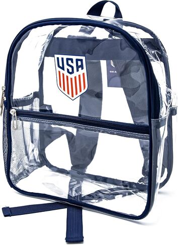 Icon Sports Officially Licensed US Soccer Federation Clear Backpack - Unisex Adult - USSF4CB One Size in Kuwait