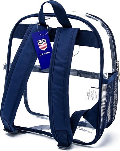 Icon Sports Officially Licensed US Soccer Federation Clear Backpack - Unisex Adult - USSF4CB One Size in Kuwait