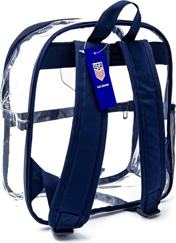 Icon Sports Officially Licensed US Soccer Federation Clear Backpack - Unisex Adult - USSF4CB One Size in Kuwait