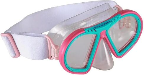 Kid's Toucan Snorkel Mask (Teal/Pink) by US Divers in Kuwait