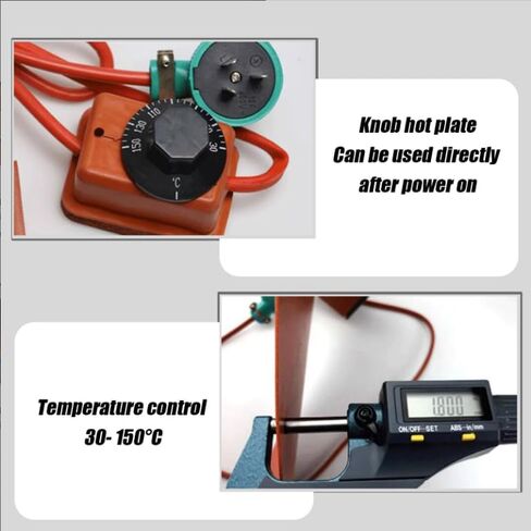 55 Gallon Metal Drum Heater - 220V Silicone Pail Heater Pad with Adjustable Thermostat, Efficient Barrel Band for Honey Oil and Liquid Heating, Durable & Practical in Kuwait