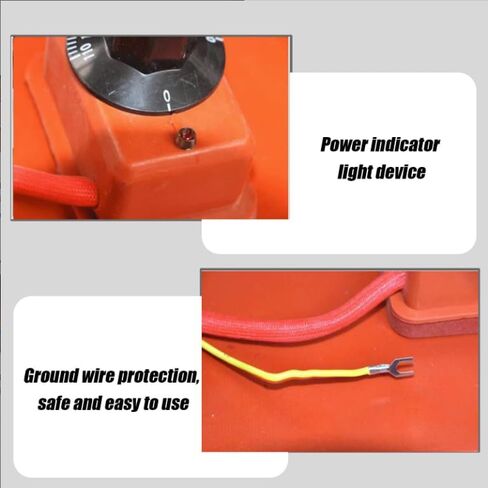 55 Gallon Metal Drum Heater - 220V Silicone Pail Heater Pad with Adjustable Thermostat, Efficient Barrel Band for Honey Oil and Liquid Heating, Durable & Practical in Kuwait