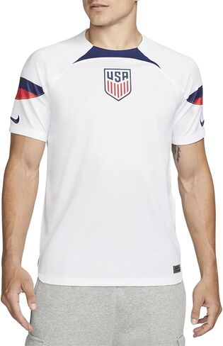 Nike USMNT 2022/23 Stadium Home Men's Dri-FIT Soccer Jersey Size - Medium, White/Loyal Blue/Loyal Blue in Kuwait