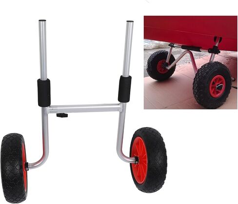Kayak Canoe Dolly Carrier، نقل فعال، تركيب آمن، مصمم ليدوم طويلاً للاستخدام المنزلي للمياه in Kuwait