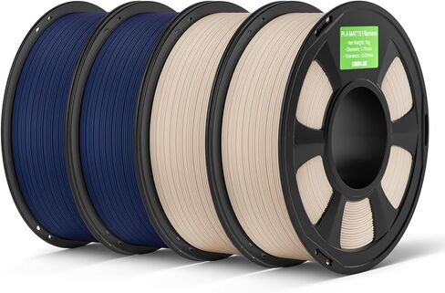 Matte PLA Filament 1.75mm, 1kg Navy Blue, 3D Printer Filament Dimensional Accuracy +/- 0.02mm, Smooth Texture, Fits for Most FDM 3D Printers in Saudi Arabia