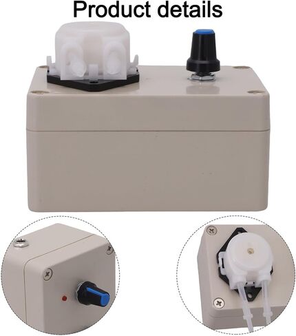 Adjustable Flow Peristaltic Dosing Pump, AC 100-240V Wide Voltage, 5-200mL/min Flow Rate, Low Noise <45dB, Detachable Pump Head, for Lab Biochemical Pharmaceutical Water Treatment Liquid Transfer in Saudi Arabia
