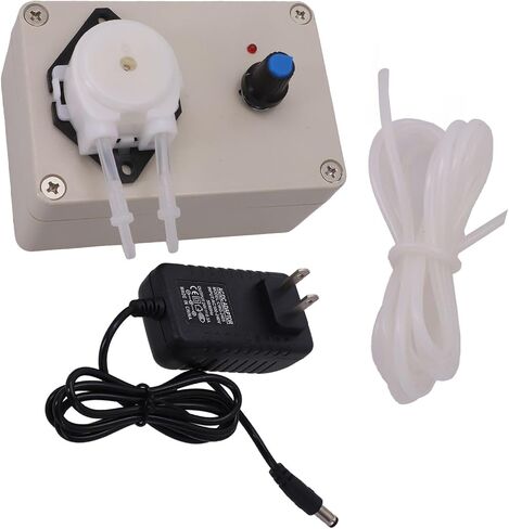 Adjustable Flow Peristaltic Dosing Pump, AC 100-240V Wide Voltage, 5-200mL/min Flow Rate, Low Noise <45dB, Detachable Pump Head, for Lab Biochemical Pharmaceutical Water Treatment Liquid Transfer in Saudi Arabia