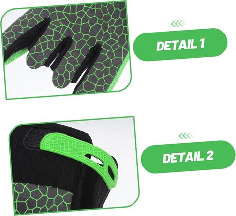 Professional Silicone Anti-Slip Bowling Gloves Fingerless Breathable Sports Gloves with Thumb Support Size L Green for Bowling Training and Competition in Kuwait