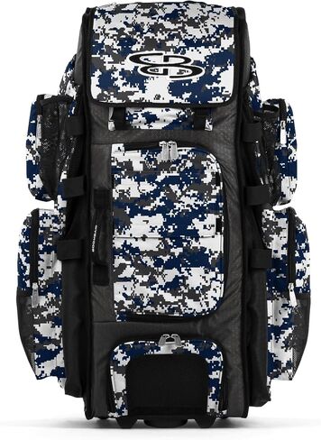 Boombah Superpack XL Digital Camo Rolling Bat Bag - 35.5" H x 13.5" W x 10" D - Multiple Colors - Wheeled Version in Kuwait
