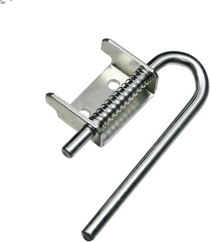 CL102 White Zinc Concealed Hinge, U-Shaped, Electric Cabinet, Iron, Hl037 Spring Bolt 1Pcs in Kuwait