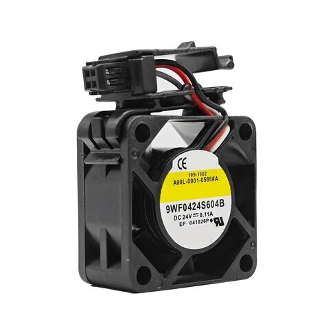 مروحة تبريد 9WF0424S604B A90L-0001-0566 #A تيار مستمر 24 فولت 0.11A 2.64 واط 4 سنتيمتر 4020 40x40x20 مللي متر 3-سلك المقبس الطرفية مع قوس in Kuwait