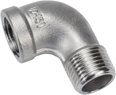1 قطعة 1/4 "3/8" 1/2 "3/4" 1 "1-1/4" 2" أنثى إلى ذكر مترابطة 90 درجة الكوع ، 90 درجة الفولاذ المقاوم للصدأ 316L موصل تجهيزات أنابيب (316L DN50) in Kuwait