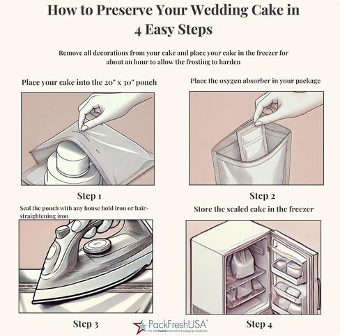 PackFreshUSA Top Tier Cake Preservation System in Kuwait