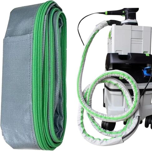 3.5m Vacuum Hose Sleeve Vacuum Tube Protective Cover Cloth Dust Extractor Hose Wrap for Vacuum Hose Protector Accessories in Saudi Arabia