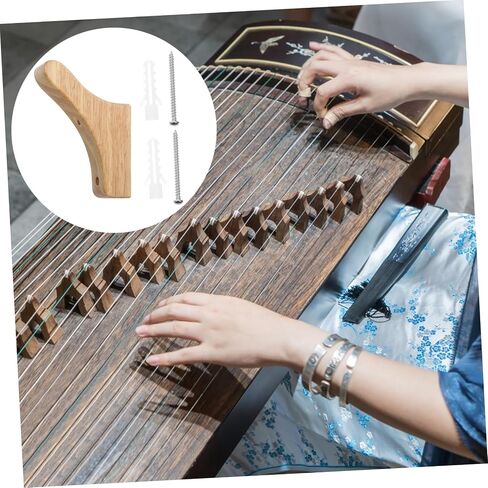 YARNOW Guzheng ملحق جداري من الخشب الصلب حامل حائطي لتصميم فرع Guzheng الأنيق in Kuwait