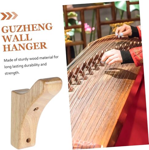 YARNOW Guzheng ملحق جداري من الخشب الصلب حامل حائطي لتصميم فرع Guzheng الأنيق in Kuwait