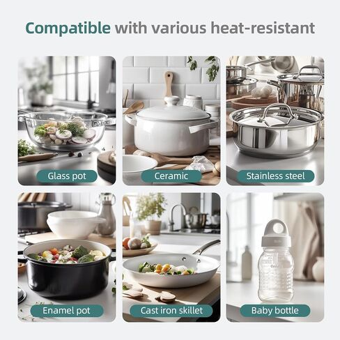 Plate Warmer for Slow Eaters, 13.8" x 10" Electric Warming Tray, 6 Temperature Settings 140-230°F with Memory Function, Glass Top for Dinner Plates in Kuwait