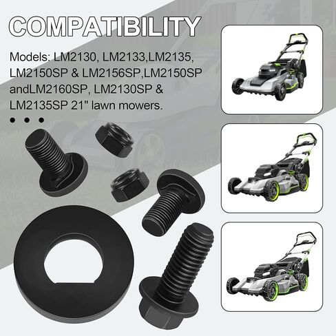 5640321002 Lawn Mower Bolts Kit for EGO 21" Dual Blades Mowers | LM2130SP LM2150SP LM2160SP, Replacement Parts, Bolts/Nuts/Washers in Kuwait