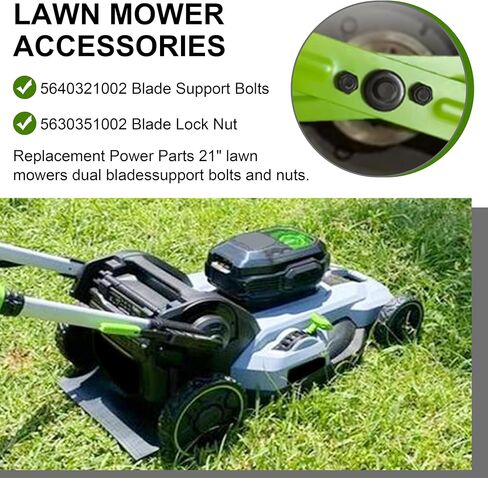 5640321002 Lawn Mower Bolts Kit for EGO 21" Dual Blades Mowers | LM2130SP LM2150SP LM2160SP, Replacement Parts, Bolts/Nuts/Washers in Kuwait
