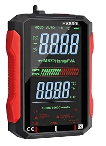 FS899C شاشة كبيرة 4.8 بوصة قابلة لإعادة الشحن، 6000 عدد رقمي متعدد، صمام ثنائي للسعة، فحص مباشر (FS899L) in Kuwait