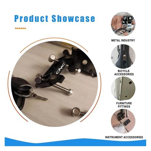 Barrel Bolts,Barrel Bolt Barrel Bolts, 5PCS Steel Cylindrical Pin Dowel Cross Hole Hammer Embedded Nut for Wood Furniture(M5x18) in Kuwait