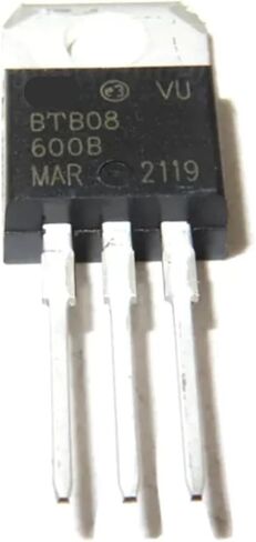 BTB06 BTB08 BTB12-600B/-600C/-800B TO-220 ترياك 5 قطع (BTB06-600B) in Kuwait