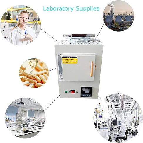 Lab Electric Muffle Furnace, Closed Laboratory, Electric Stoves with Integrated Program Control, High-Temperature Furnace 1.5 Kw in Kuwait