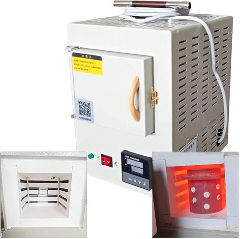 Lab Electric Muffle Furnace, Closed Laboratory, Electric Stoves with Integrated Program Control, High-Temperature Furnace 1.5 Kw in Kuwait