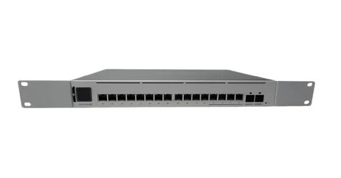 UniFi Pro Max 16 حامل للأذن - RACKIDEA | دعامات تثبيت على الرف (الأذن) لجهاز UniFi Pro Max 16 PoE in Kuwait