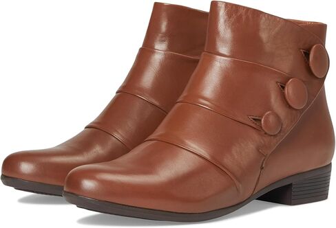 حذاء Trotters نسائي بطول الكاحل، بني داكن، عرض 10.5 سم in Kuwait