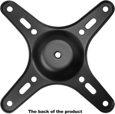 VESA Mount Adapter Plate Portable Monitor TV Wall Mount Bracket Universal 50x50mm 75x75mm 100x100mm Hole Spacing 1/4 Inch Threaded Hole Includes 4 Screws for Connecting to Tripod Black in Saudi Arabia