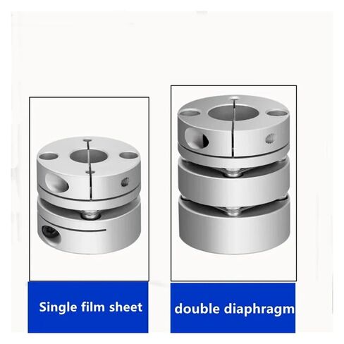 1pcs CLCA-D26x33 Double Diaphragm Elastic Aluminum Alloy Coupling For: Stepper Screw Servo Motor Connection 26mm*33mm Bore: 5~14mm(10mm to 12mm) in Kuwait