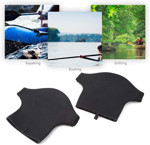Fingerless Gloves,Thicken Waterproof Wear Resisting Paddle Gloves Canoeing Sport Neoprene Protective Gear Multipurpose Water Sports Gloves for Fishing Sailing Kayaking in Kuwait